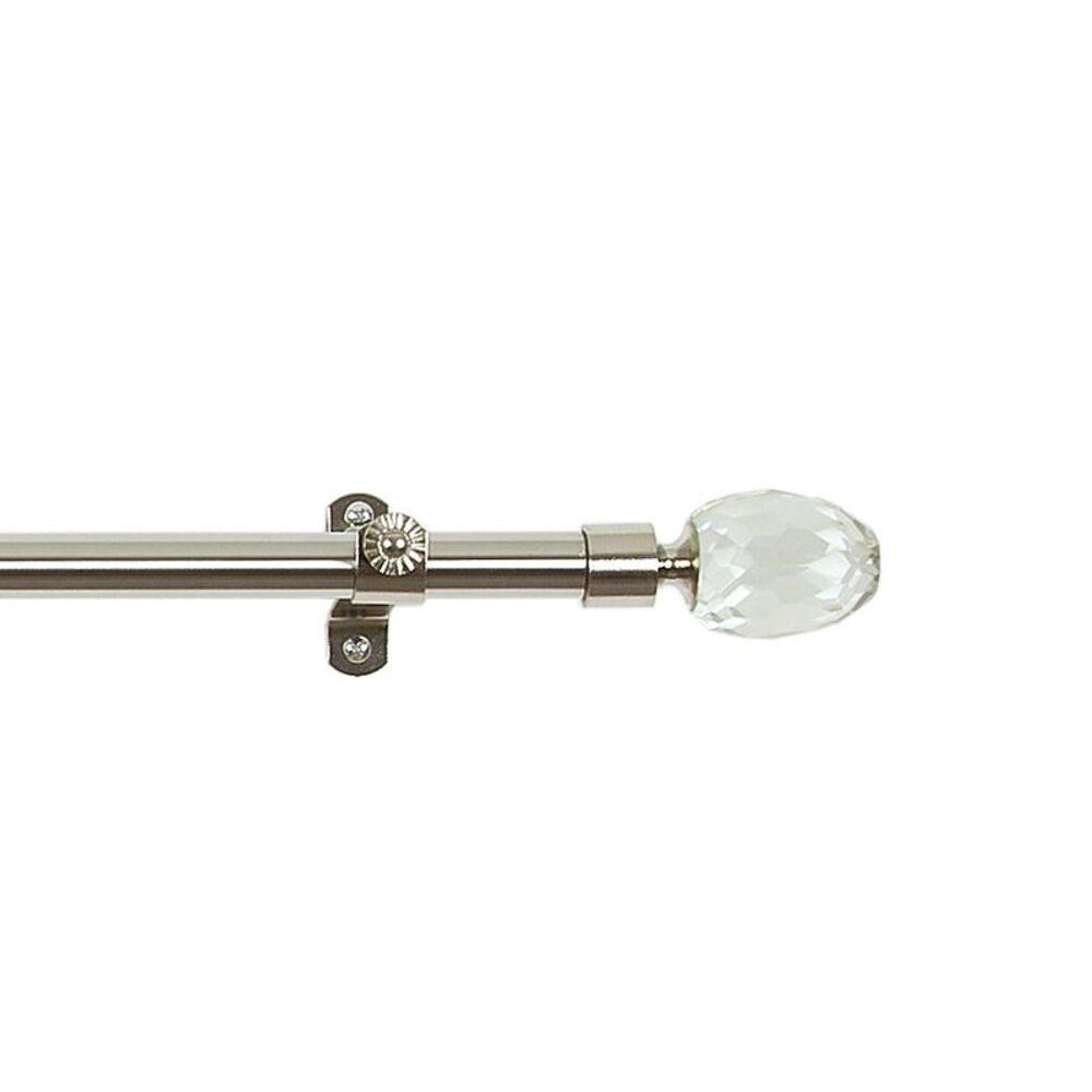 JHUS 3/4" Metal Curtain Rod Adjustable Window Curtain Generic Curtain rods